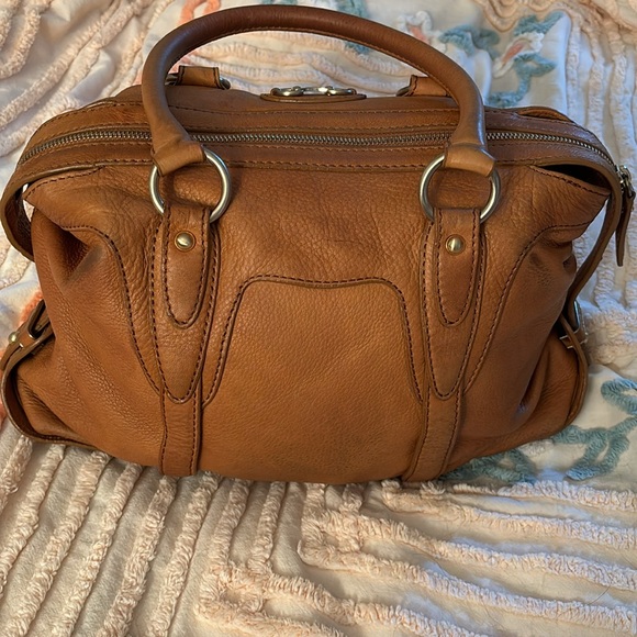 Vintage leather Michael Kors bowler bag - Picture 2 of 16
